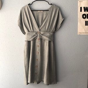 Light blue Large linen dress- never worn!